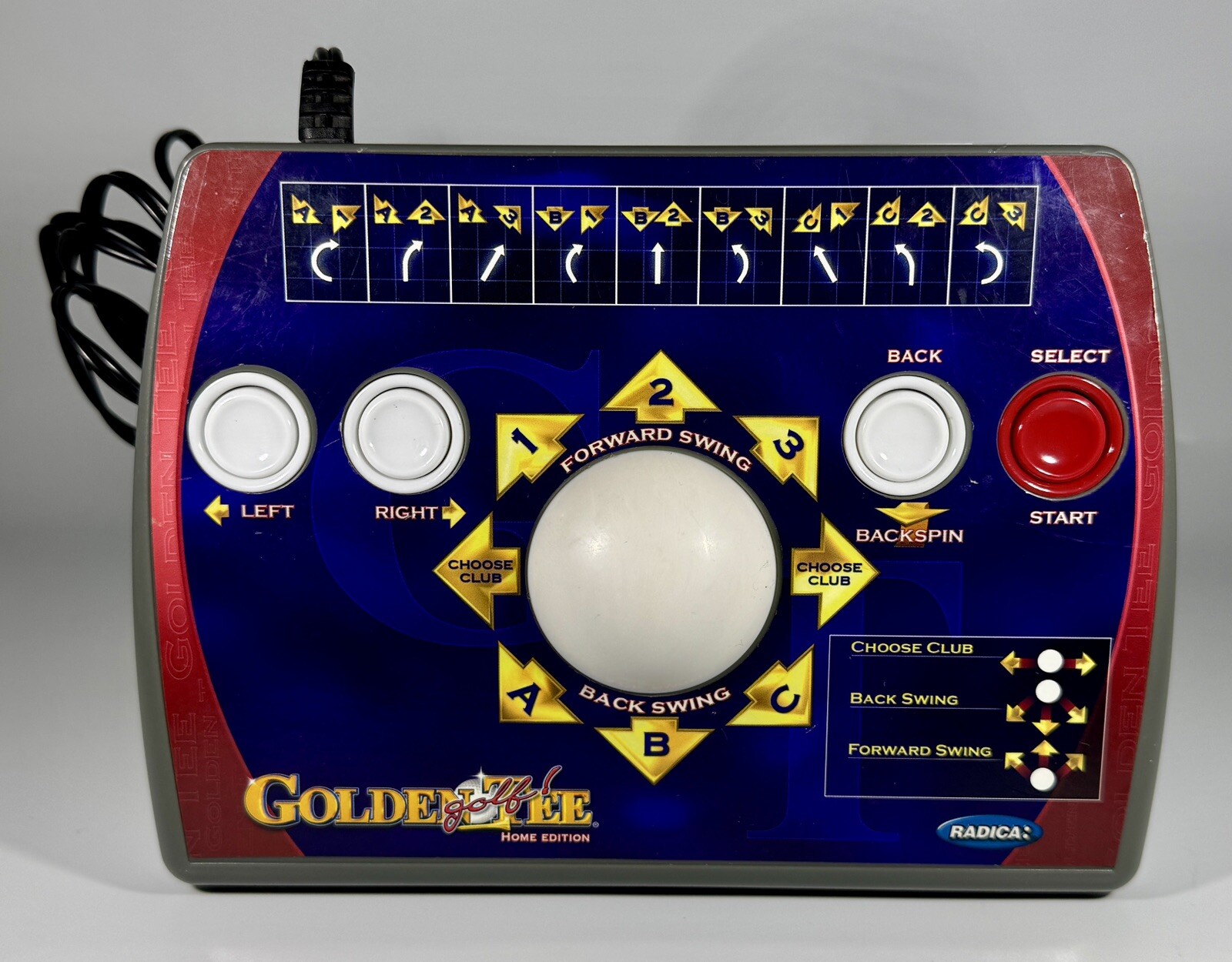 Vintage Radica Golden Tee Golf Home Edition 2005 Battery Operated Tested Working