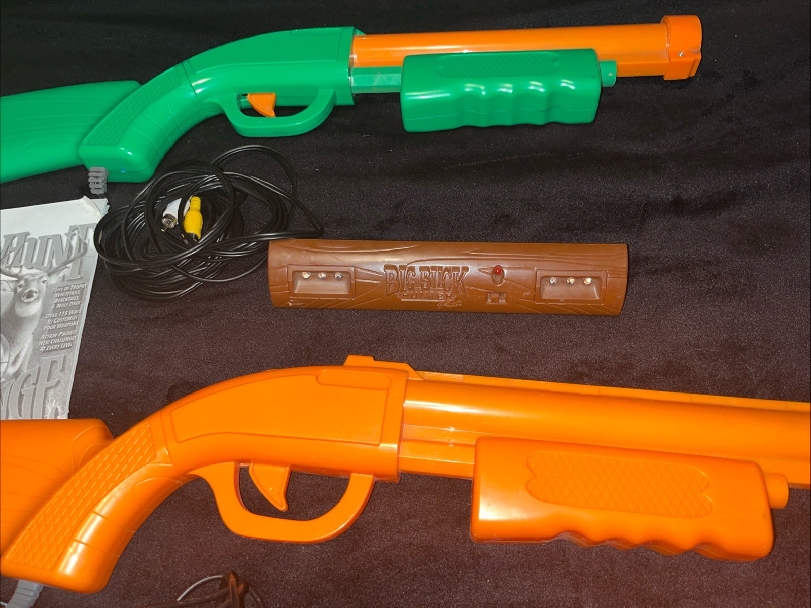 Tested Big Buck Hunter Pro Plug&Play TV Arcade Game 2 Guns WITH SENSOR INCLUDED