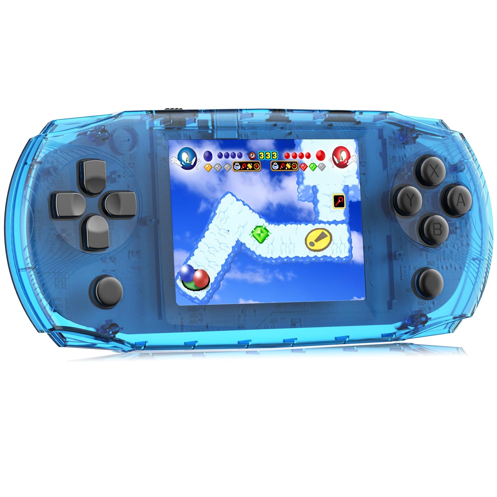 3.2″ IPS Large Screen Handheld Game Console 2.83 x 6.38 x 0.72 inches, Blue