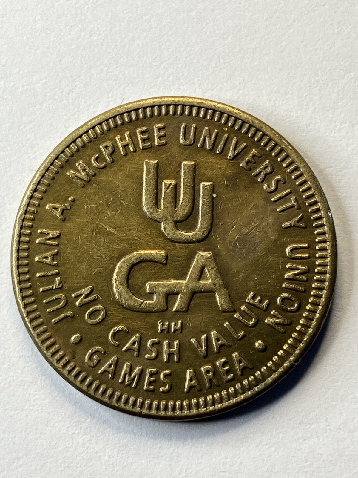 RARE CAL POLY ARCADE TOKEN STUDENT UNION SAN LUIS OBISPO CALIFORNIA Bowling #ua1