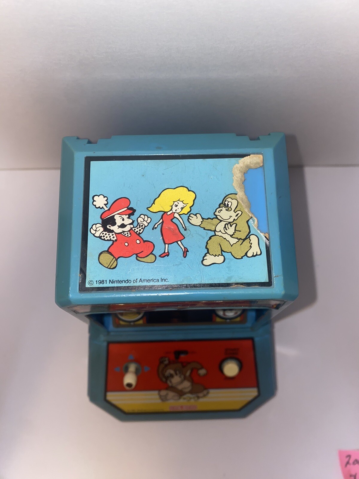 Vintage Nintendo Donkey Kong 1981 Table Top Mini Arcade Game