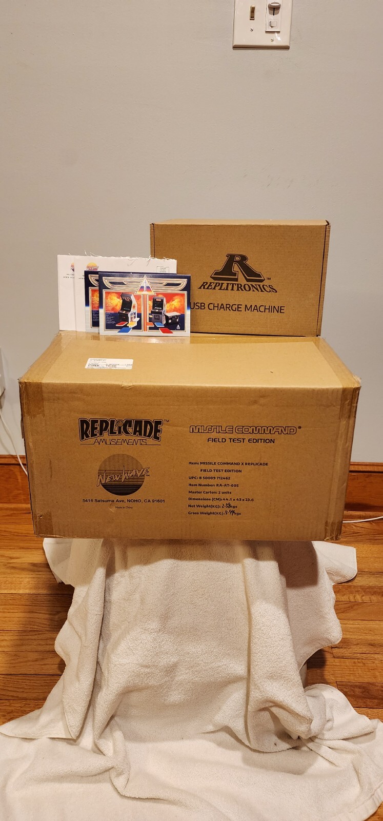 New Wave Toys/Replicade BUNDLE! ONE OF EACH Missile Command + USB Charge Machine