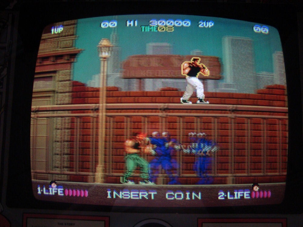 Old School Bad Dudes Arcade Game – Late 80s Full Size Coin Op