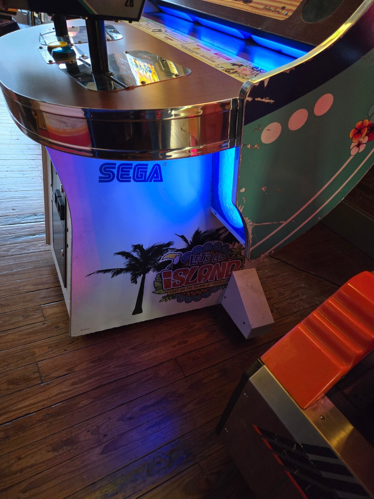 Rare smaller 2010 Sega LET’S GO ISLAND video arcade gun game – FREE SHIPPING