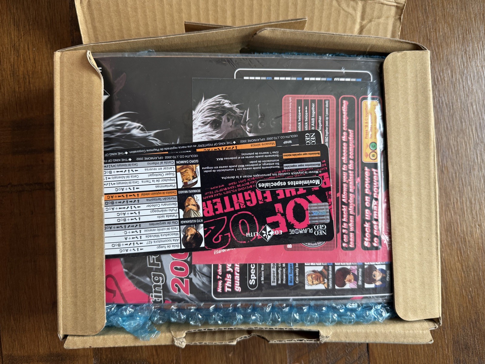 SNK Neo Geo MVS Kit King of Fighters 2002 Matching Serials English Authentic