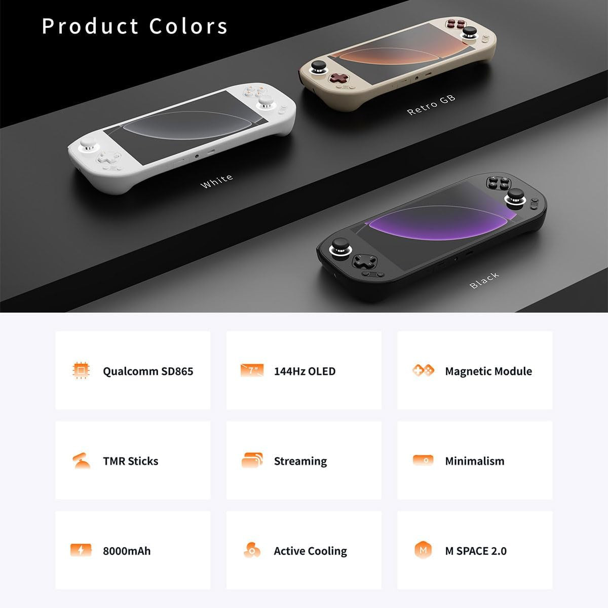 Consola De Juegos Mangmi Pocket Max, Sistema OLED Android