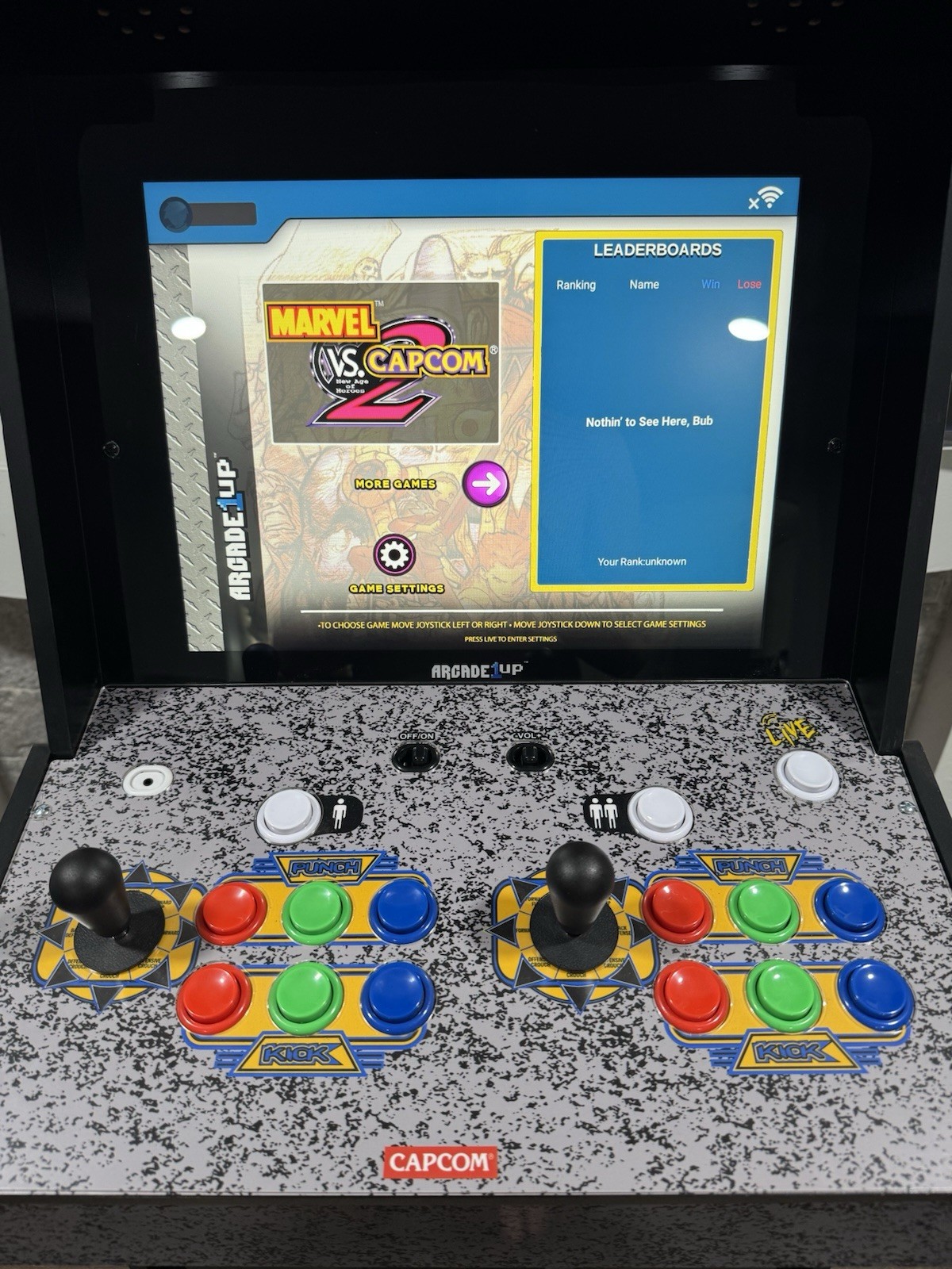 Marvel vs Capcom 2 Arcade1Up Original Release Cabinet