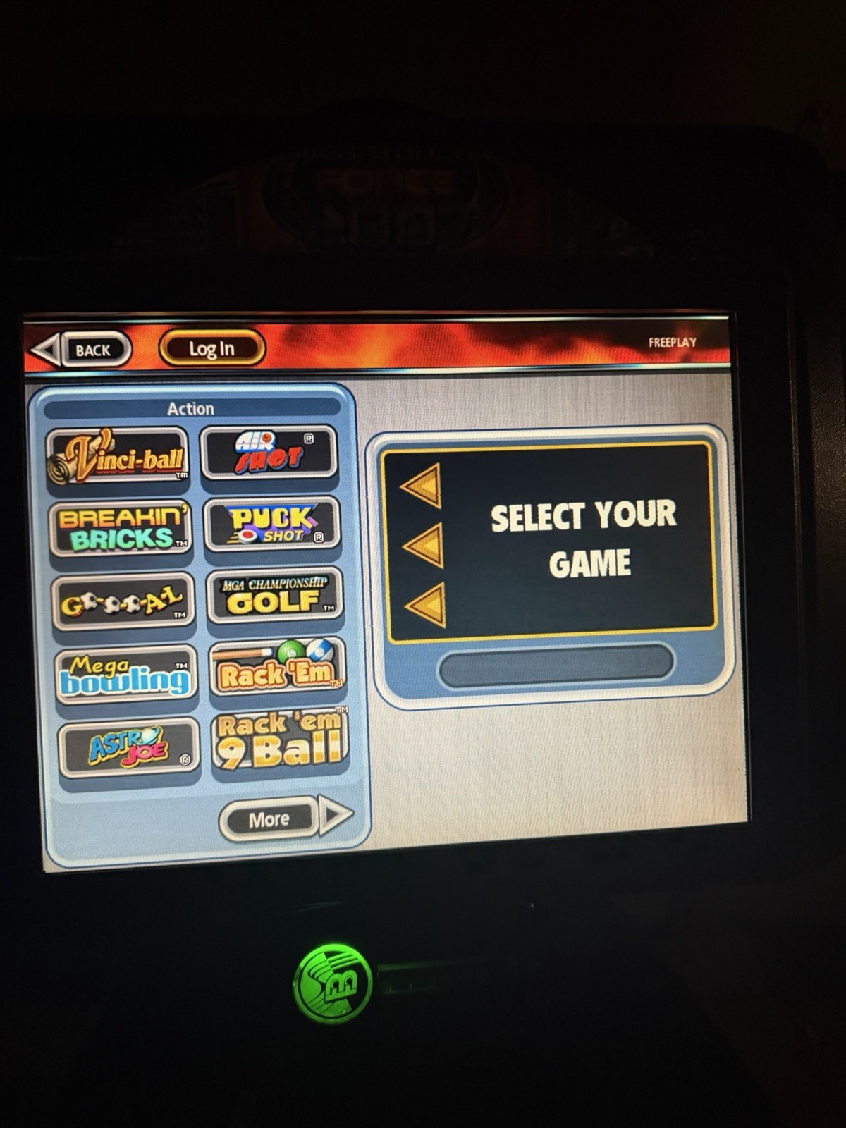 2007.5 Merit Megatouch Force Evo Countertop Touchscreen Arcade Game Machine