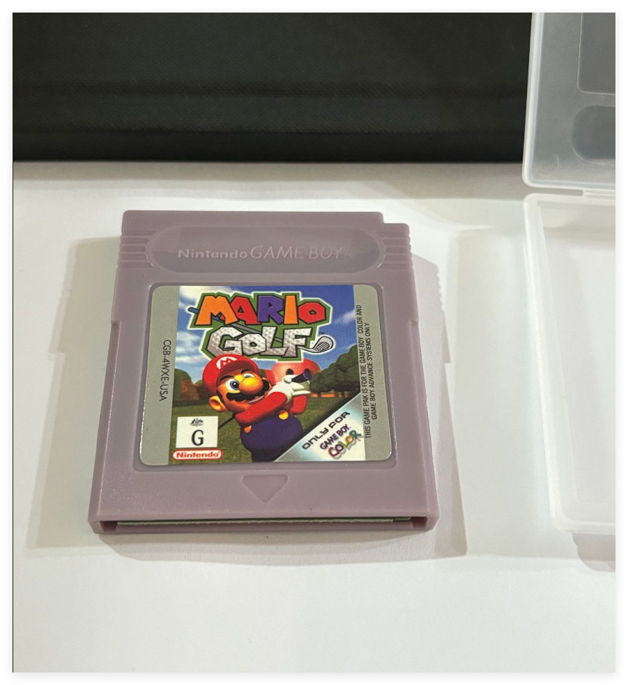 Mario Golf Games For Nintendo Gameboy Color (GBC)