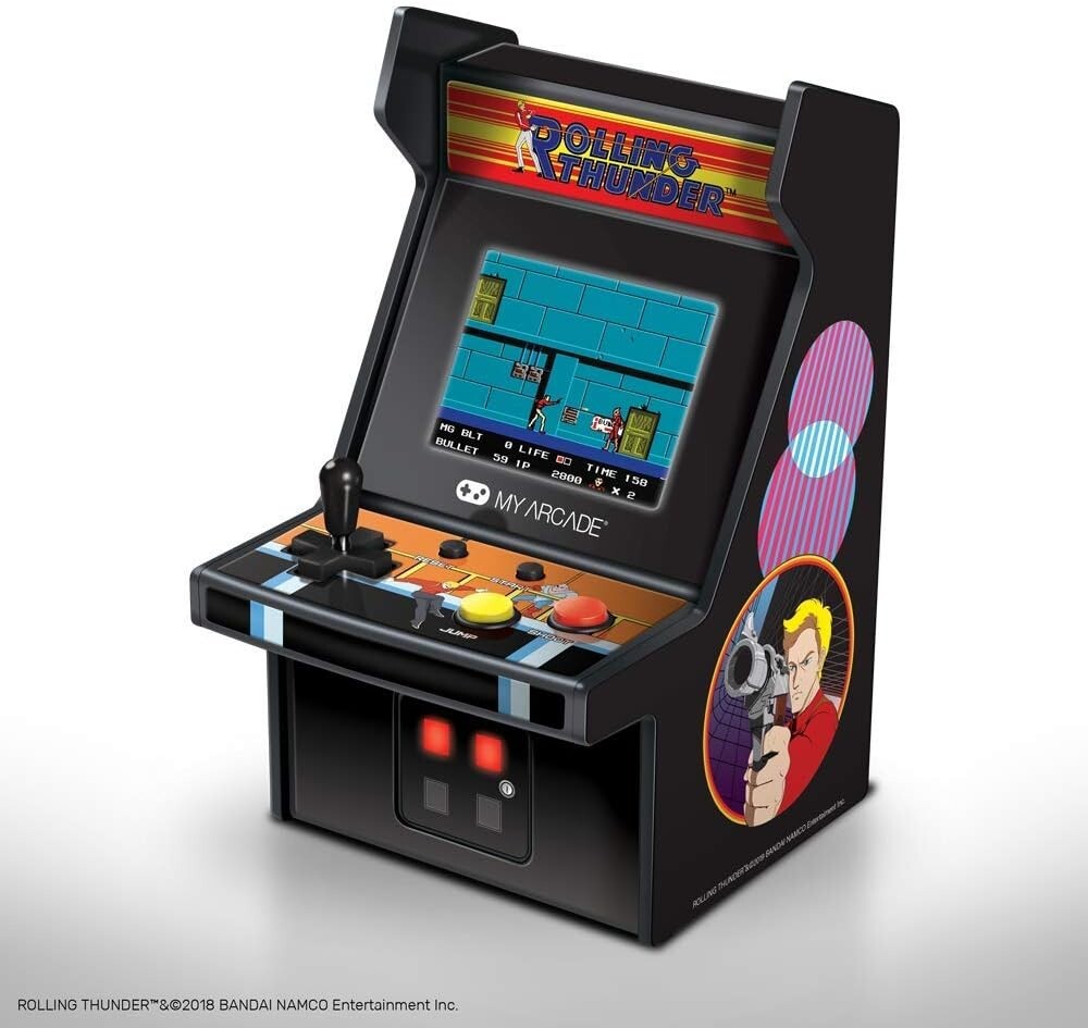 dreamGEAR Retro Arcade Rolling Thunder Arcade Video Game W101 × H174 × D112 mm