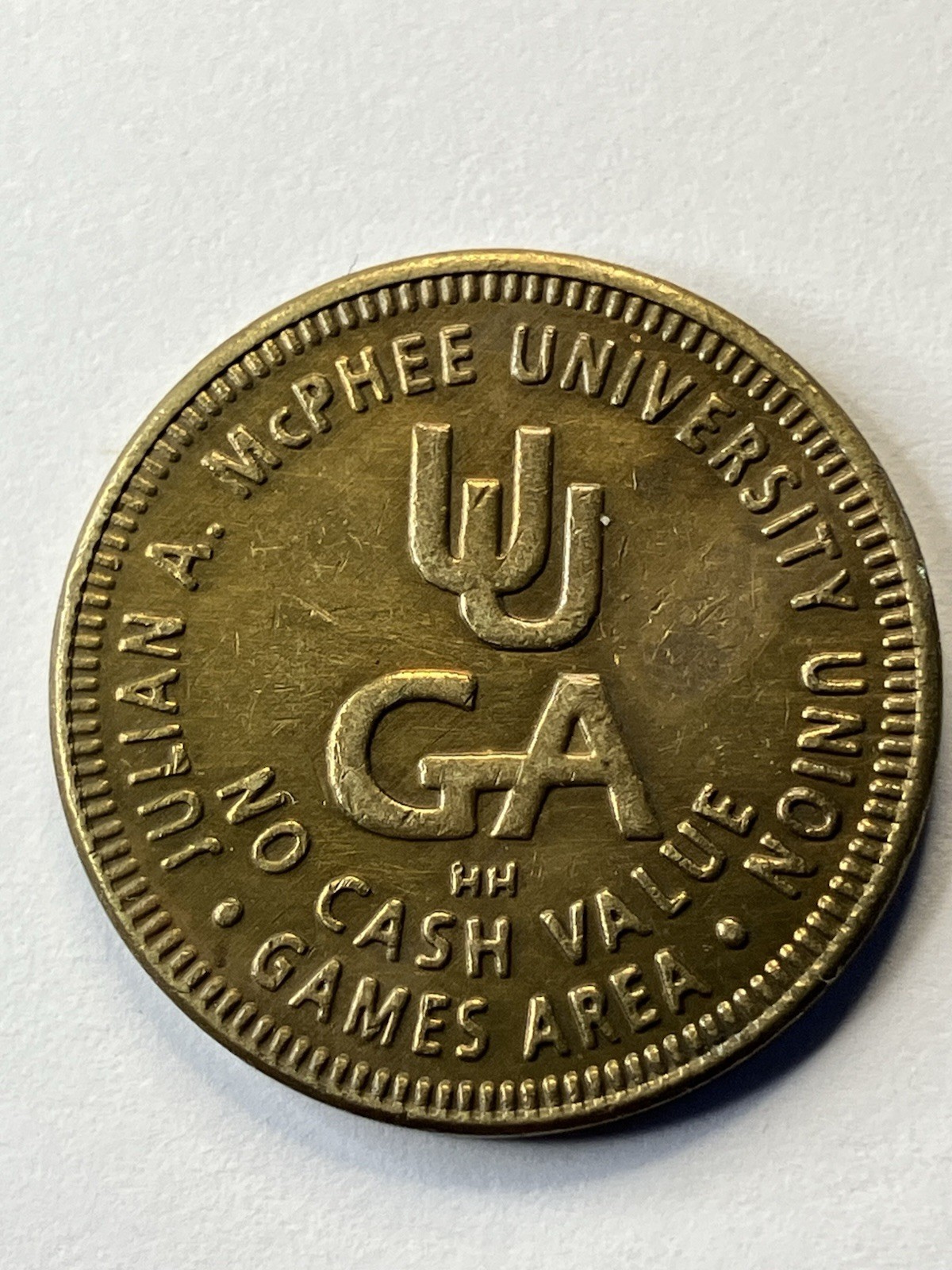 RARE CAL POLY ARCADE TOKEN STUDENT UNION SAN LUIS OBISPO CALIFORNIA Bowling #ua1