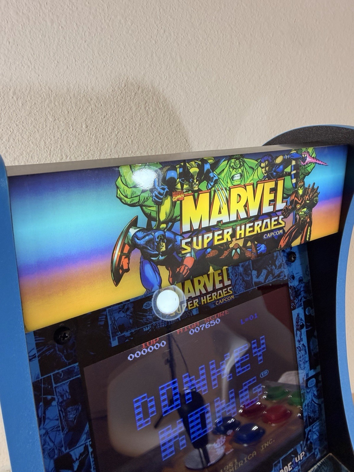 ARCADE 1UP MARVEL SUPER HEROES COUNTERCADE SOFT MODDED W/ 400 GAMES!! 🔥 🔥 🔥