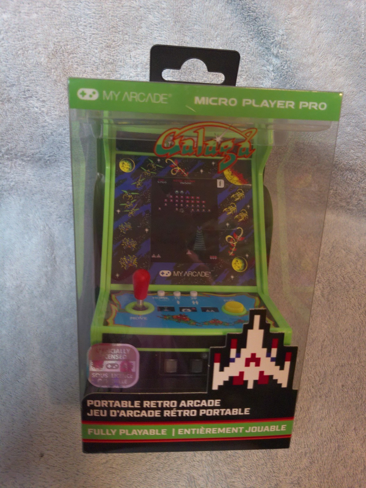 My Arcade Galaga/Galaxian Micro Player Pro DGUNL-4195 Portable Retro Arcade New