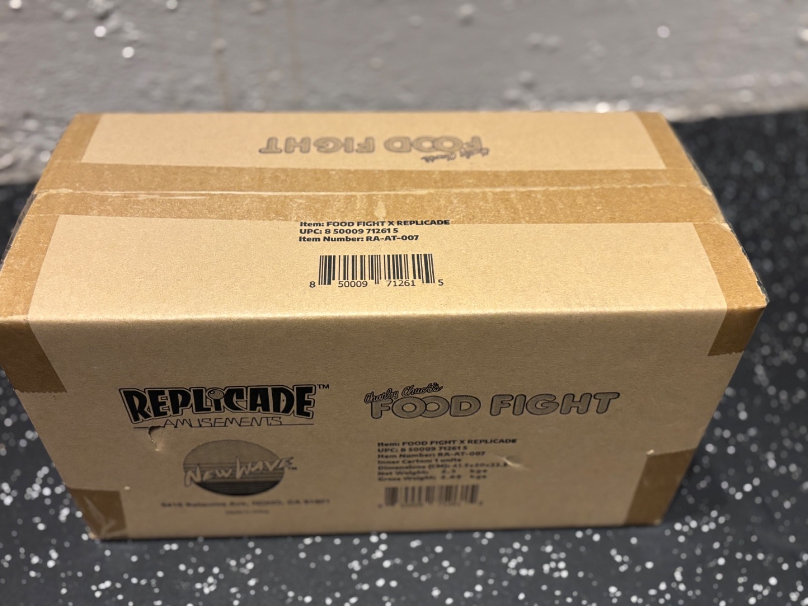 Replicade FOOD FIGHT Original Ltd 1st Edition 1/6 Scale 12″ Mini Arcade – NEW