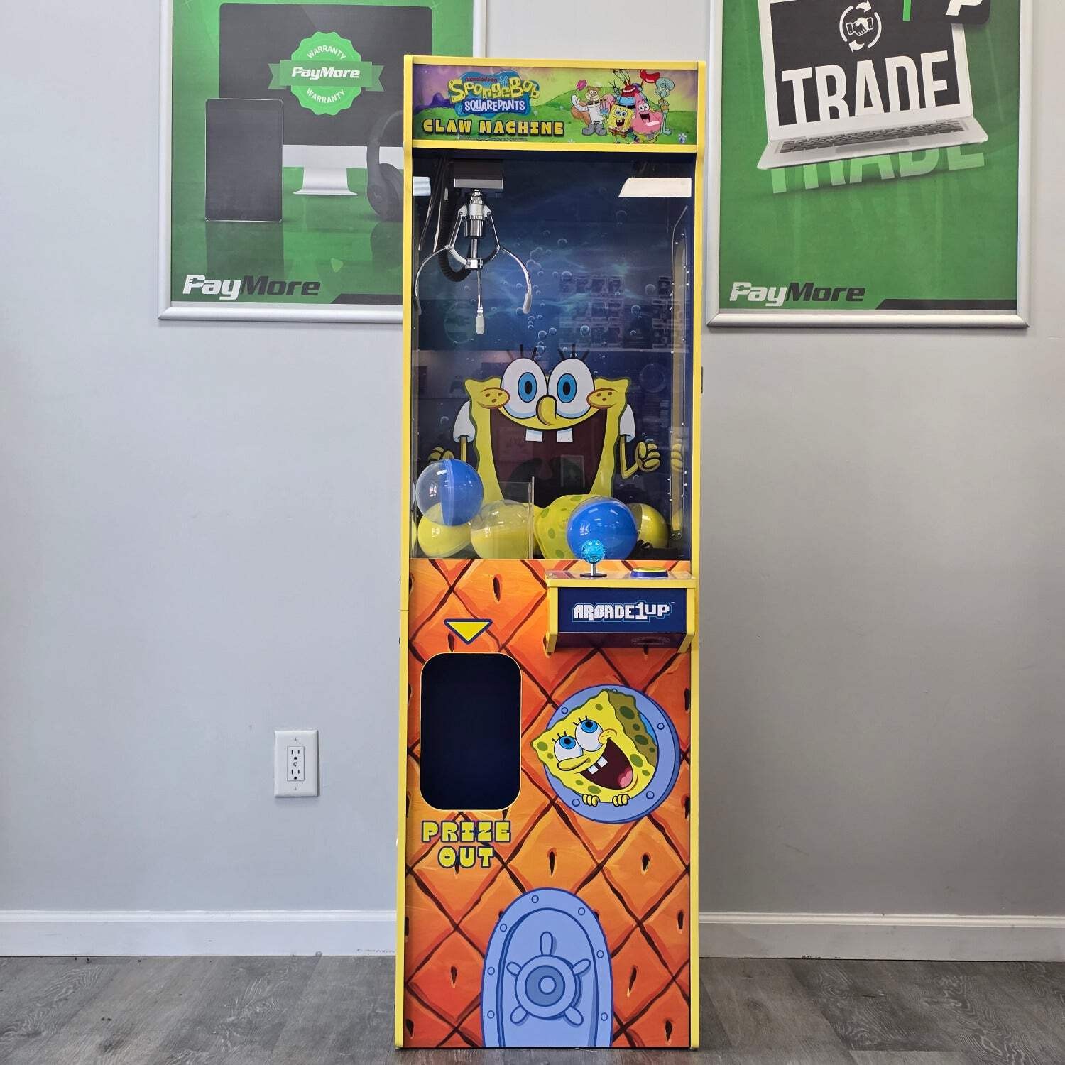 Arcade 1 Up Spongebob Claw Machine Arcade Claw Machine SPB-W-503000