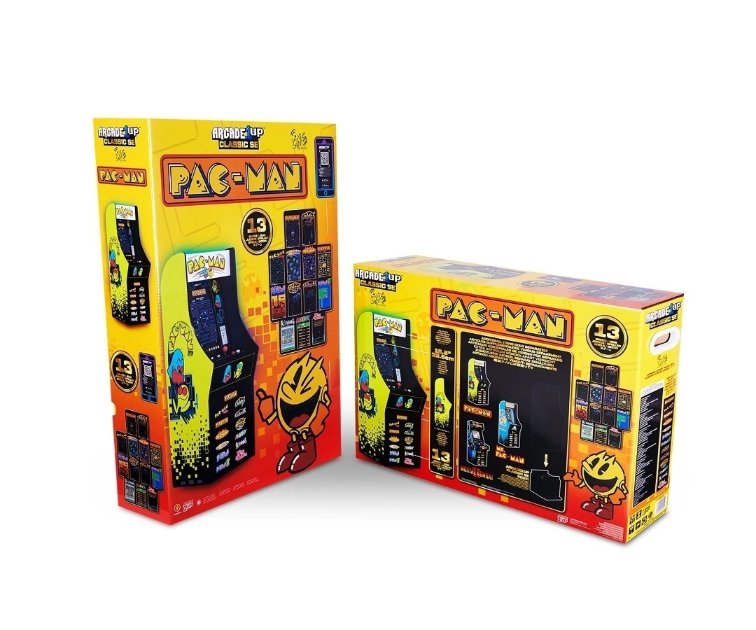 Arcade1Up PAC – MAN Classic SE Arcade Machine – 4 – Foot Cabinet, 13 Games