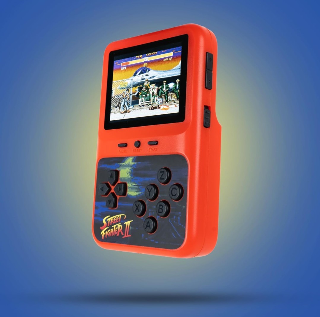 Street Fighter II Champion Edition Retro Color Handheld Game NEW