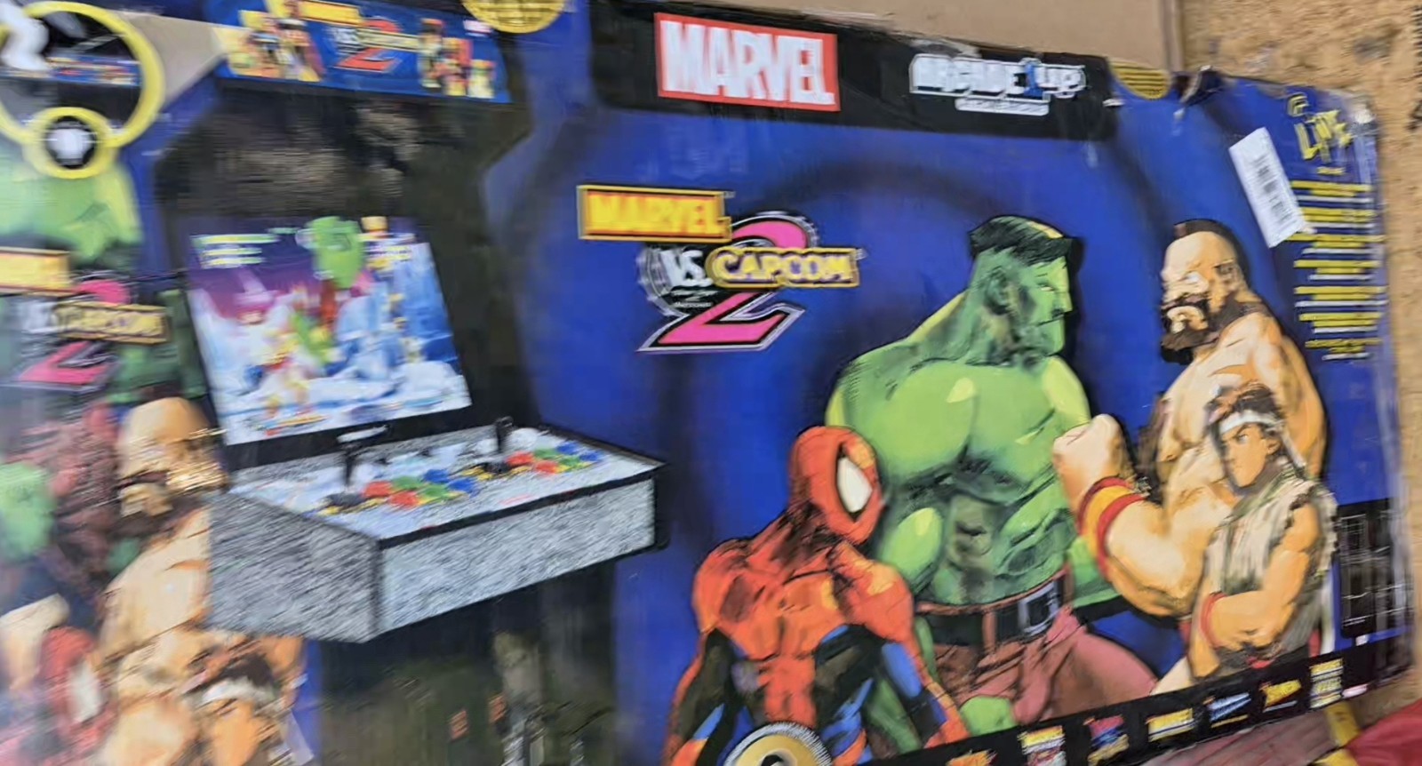 Arcade1Up Marvel vs. Capcom 2 Home Arcade Cabinet, RARE NEW IN BOX