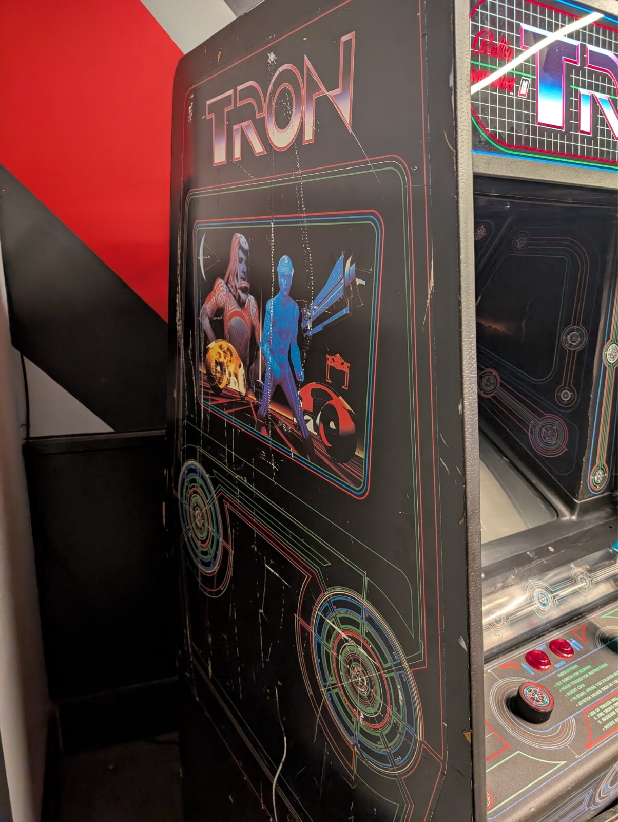 Tron Arcade, original full size Midway Bally Vintage machine