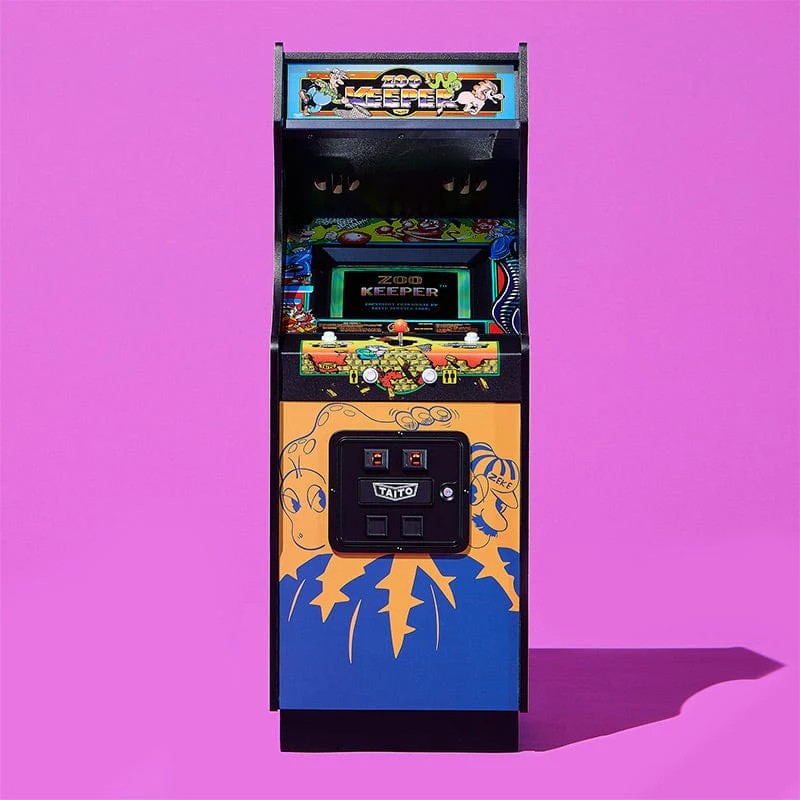 OFFICIAL TAITO ZOO KEEPER Quarter Size Arcade Cabinet