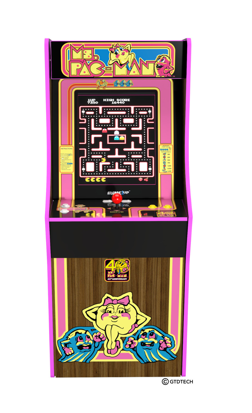 Ms PacMan Arcade1Up Special 40th Anniversary Edition ARCADE 10 GAMES