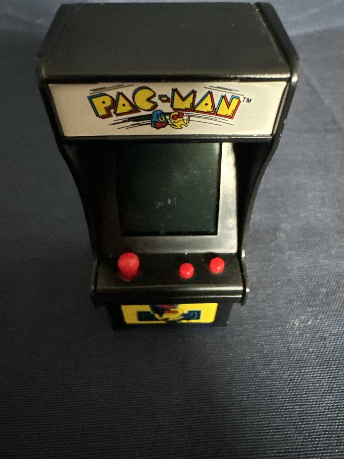 Pac-Man Miniature Arcade Game Keychain 2018 Tested And Works Scratch On Screen