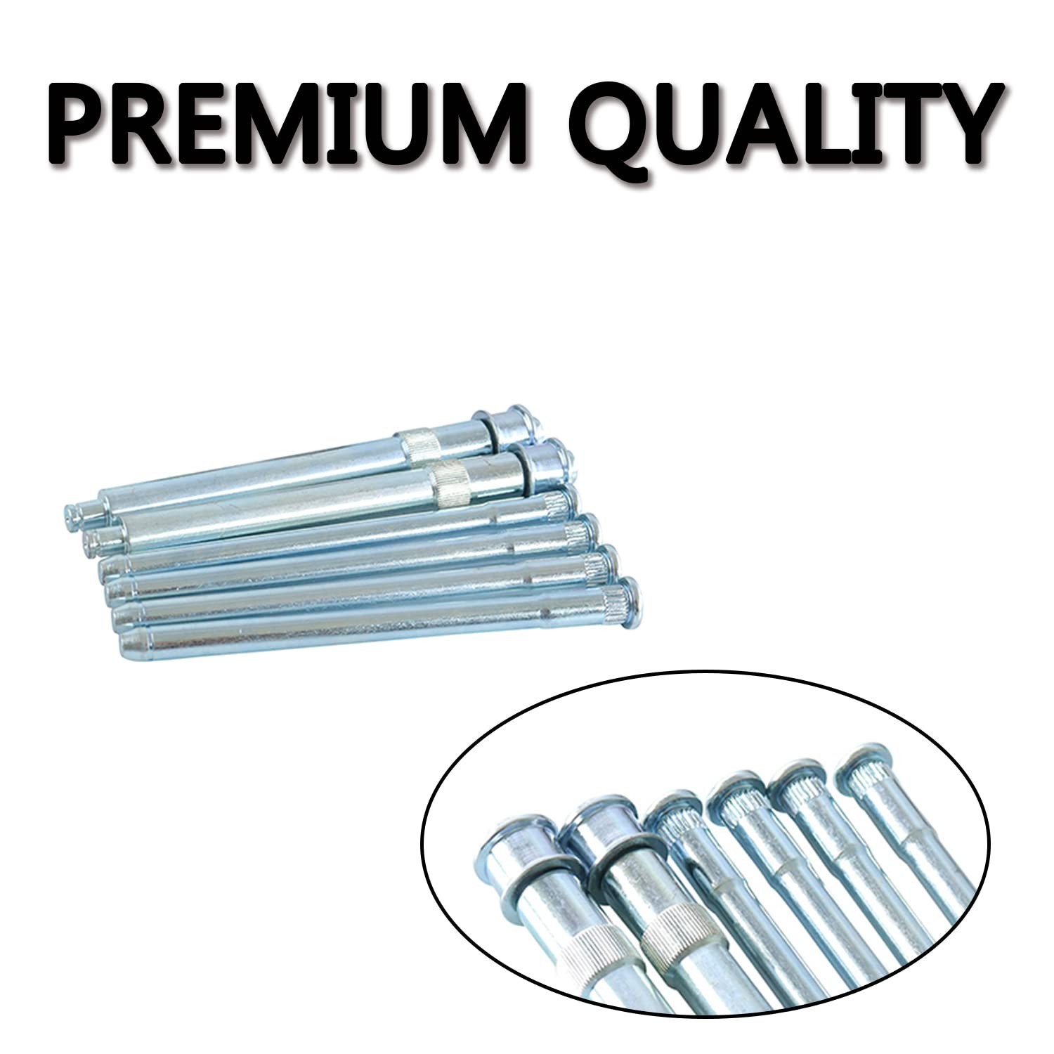 Door Hinge Pin Bushing Repair Kit with Spring for Chevrolet GMC C1500 C2500 K150