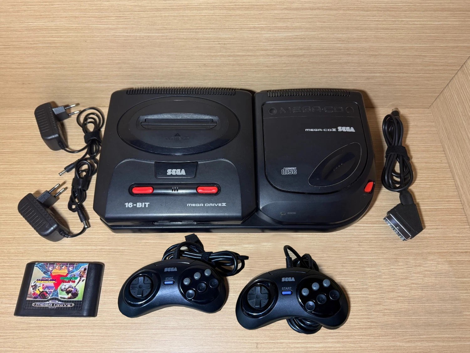 READ INFO- Sega Mega Drive II Console + Mega-CD II , EUROPEAN MEGA CD DRIVE 2