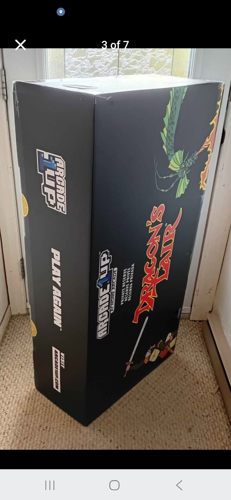 Dragons Lair Arcade1up by Don Bluth; Sealed In Box Brand New Ultra Rare Gem 💎