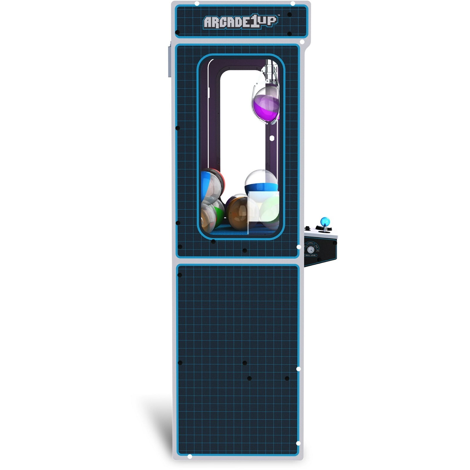 Arcade1Up Full-Size Claw Machine Light-Up Marquee Arcade Prizes