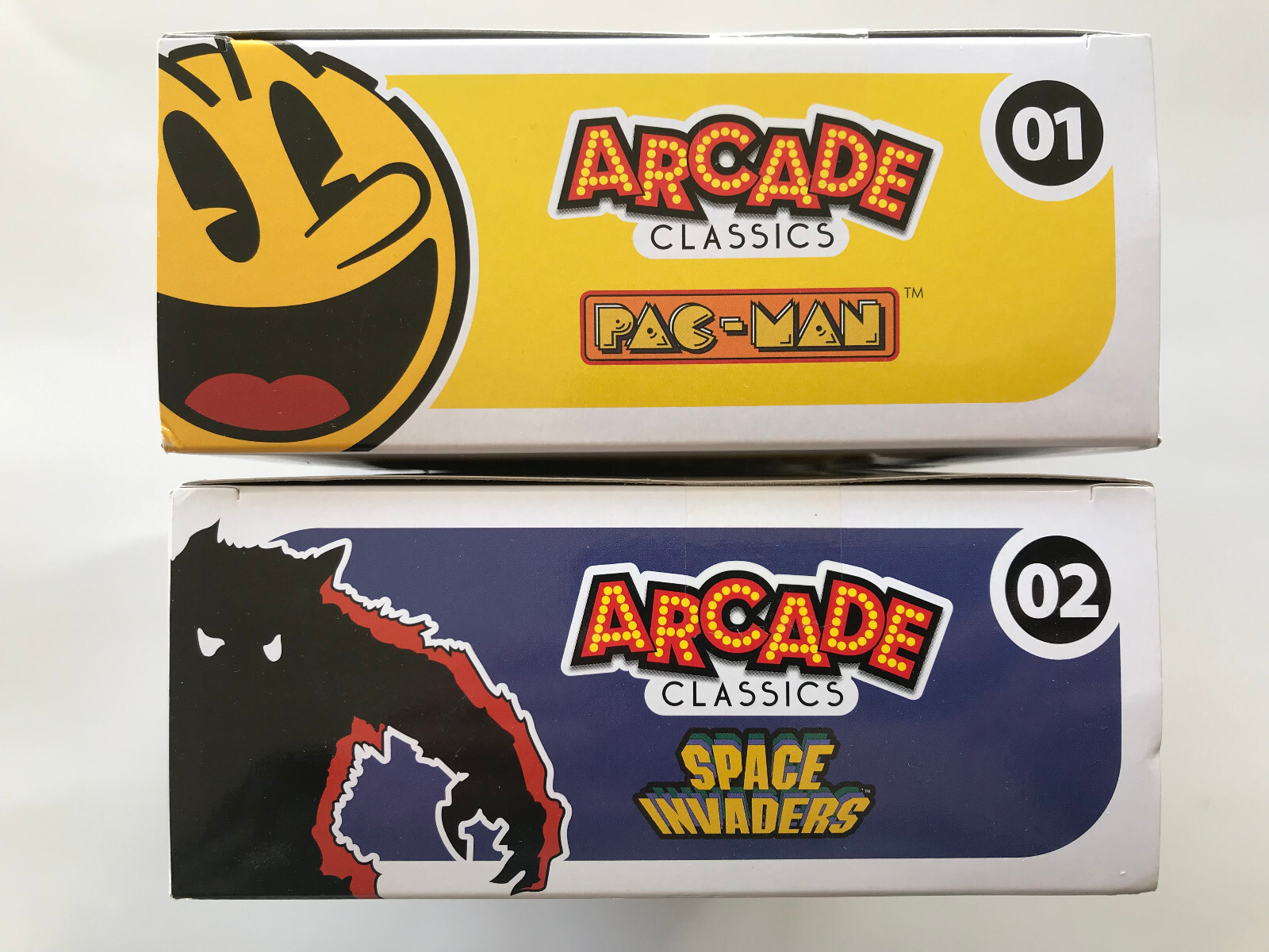 2 Bridge Direct Basic Fun Arcade Classics 01 Pac-Man 02 Space Invaders 2016 NEW