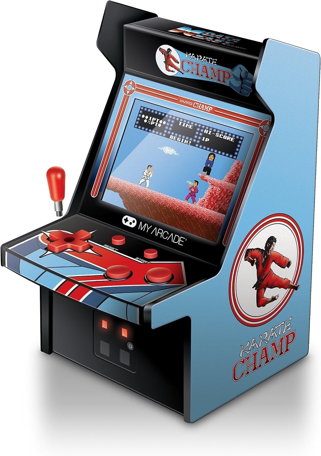 Karate Arcade Machine Mini 6.75 Inch Fully Playable Color Display and Speaker