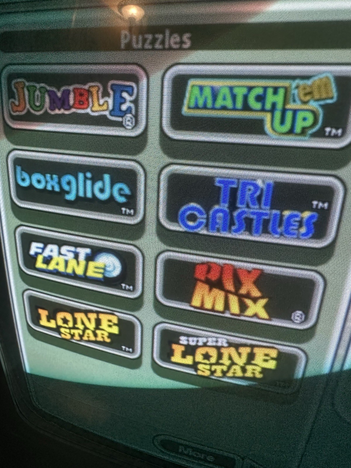 Megatouch Touchscreen Countertop Arcade Gaming Updated Jade Edition