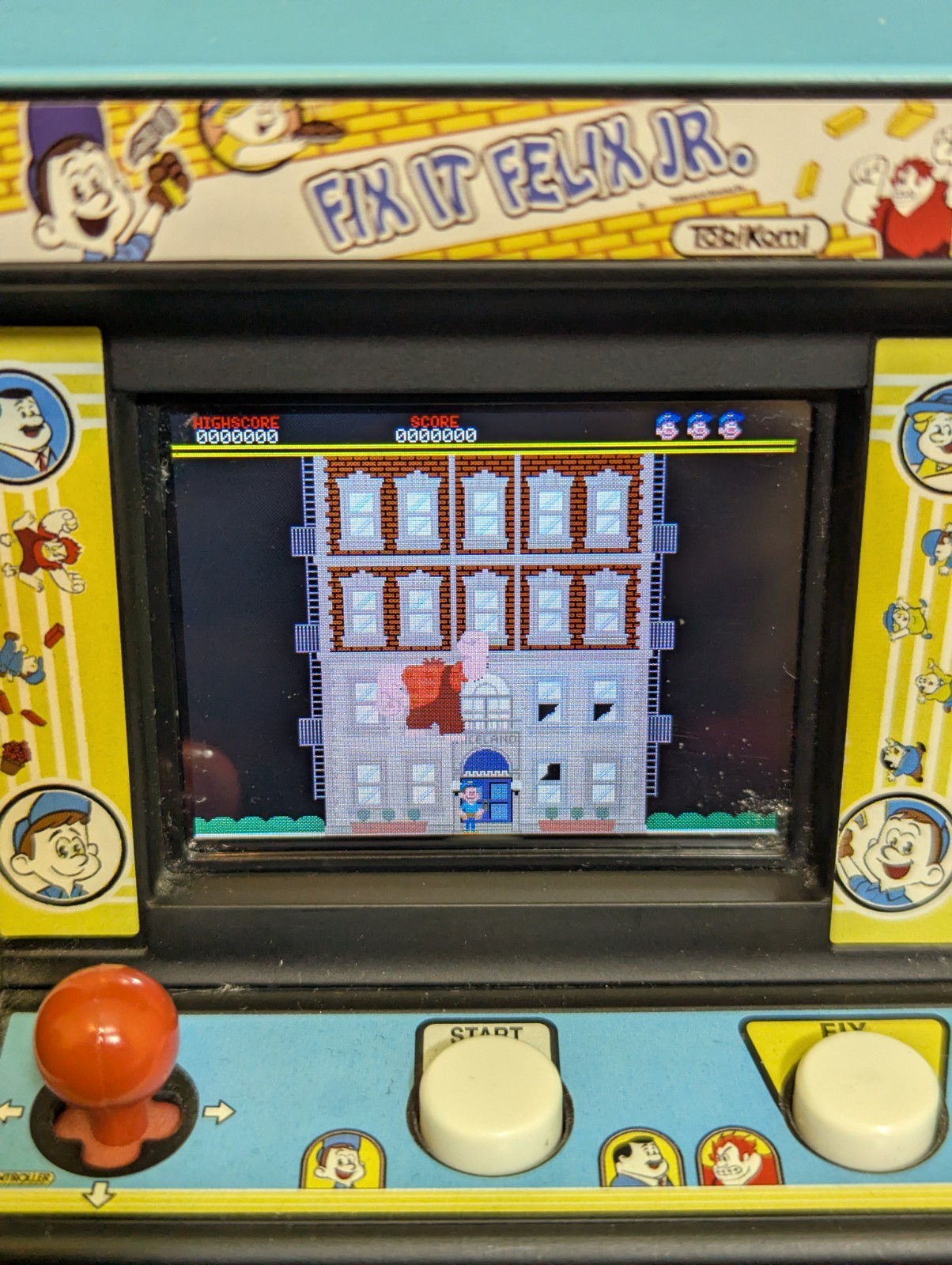 Disney Fix It Felix Jr Mini Arcade Game Machine Wreck It Ralph