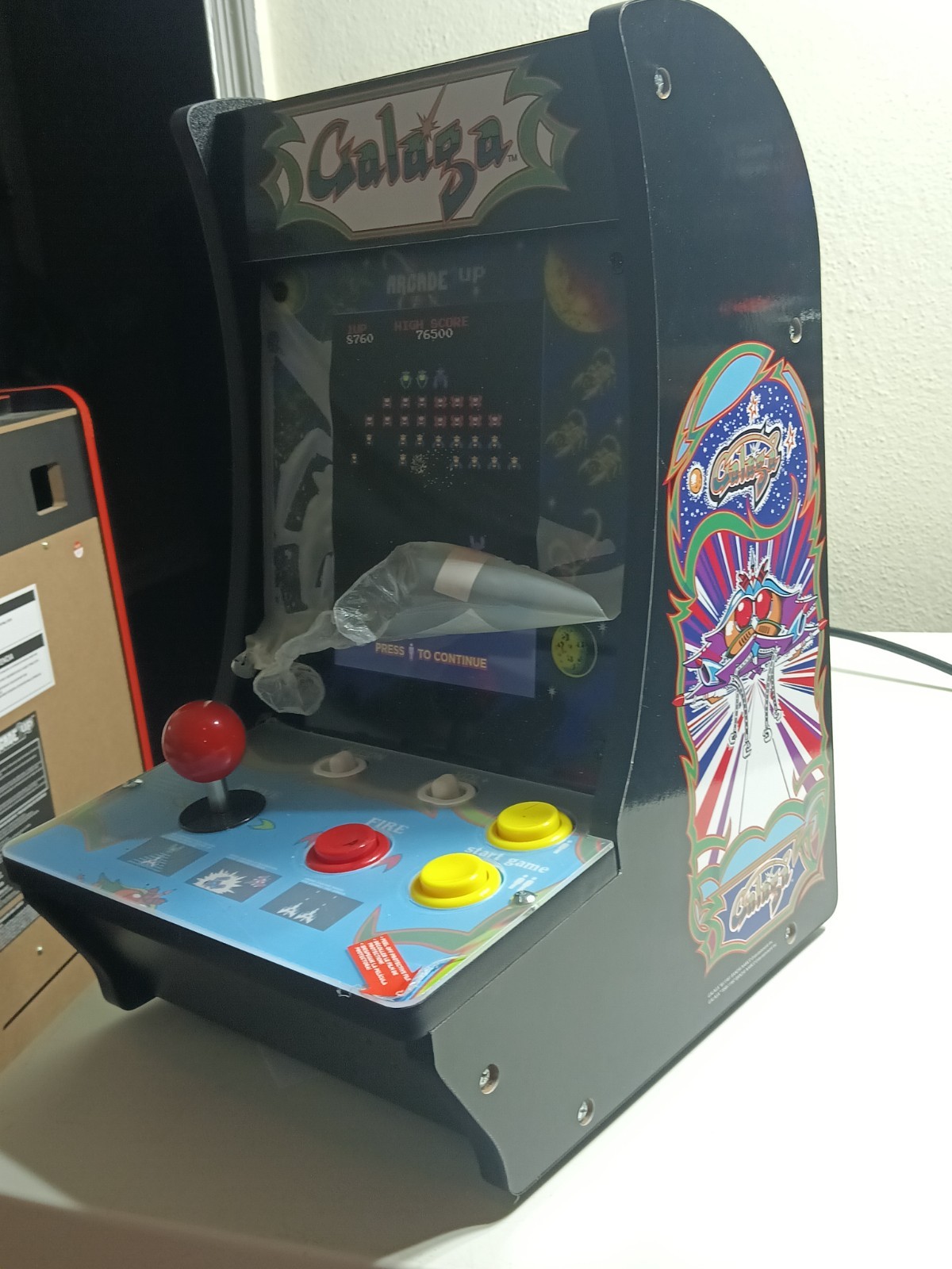 ARCADE1UP Galaga Countercade GAL-C-09429-WM 2 Games