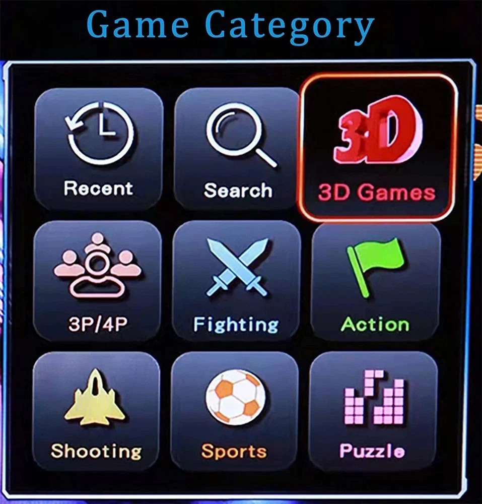 [32000 Game in 1] 78S Pandora Box Retro Games Arcade Game Console Two Separate