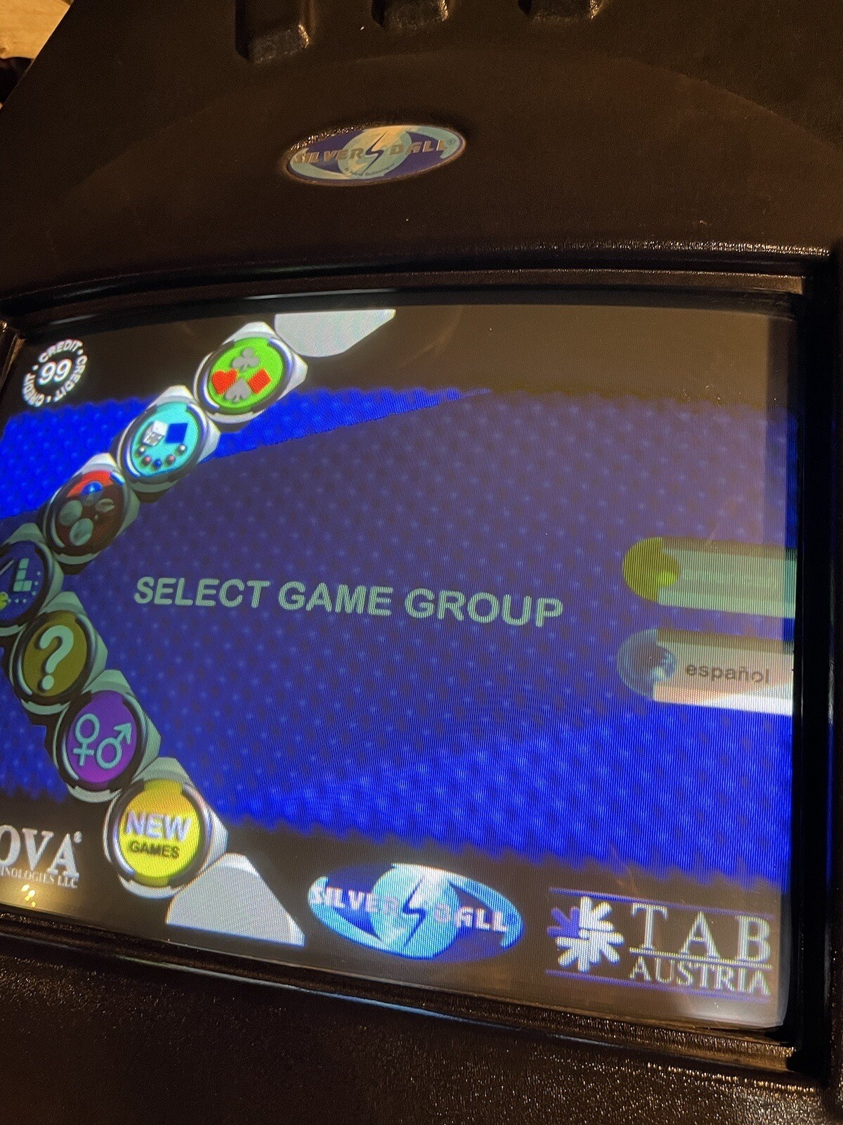 Arcade Machine Touchscreen Photo Hunt Multi Game Silver Ball 1990s Man Cave VTG