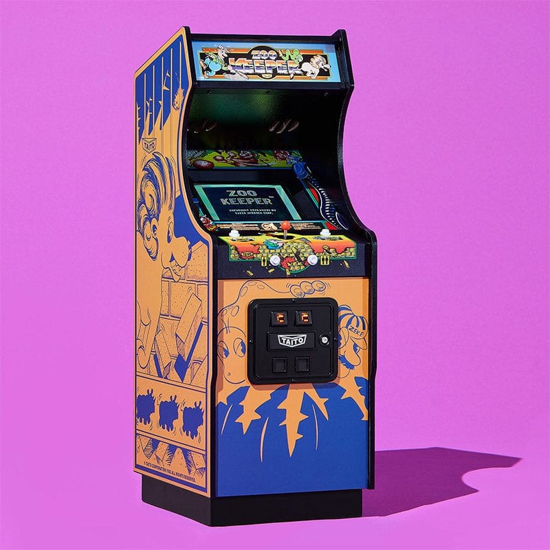 OFFICIAL TAITO ZOO KEEPER Quarter Size Arcade Cabinet