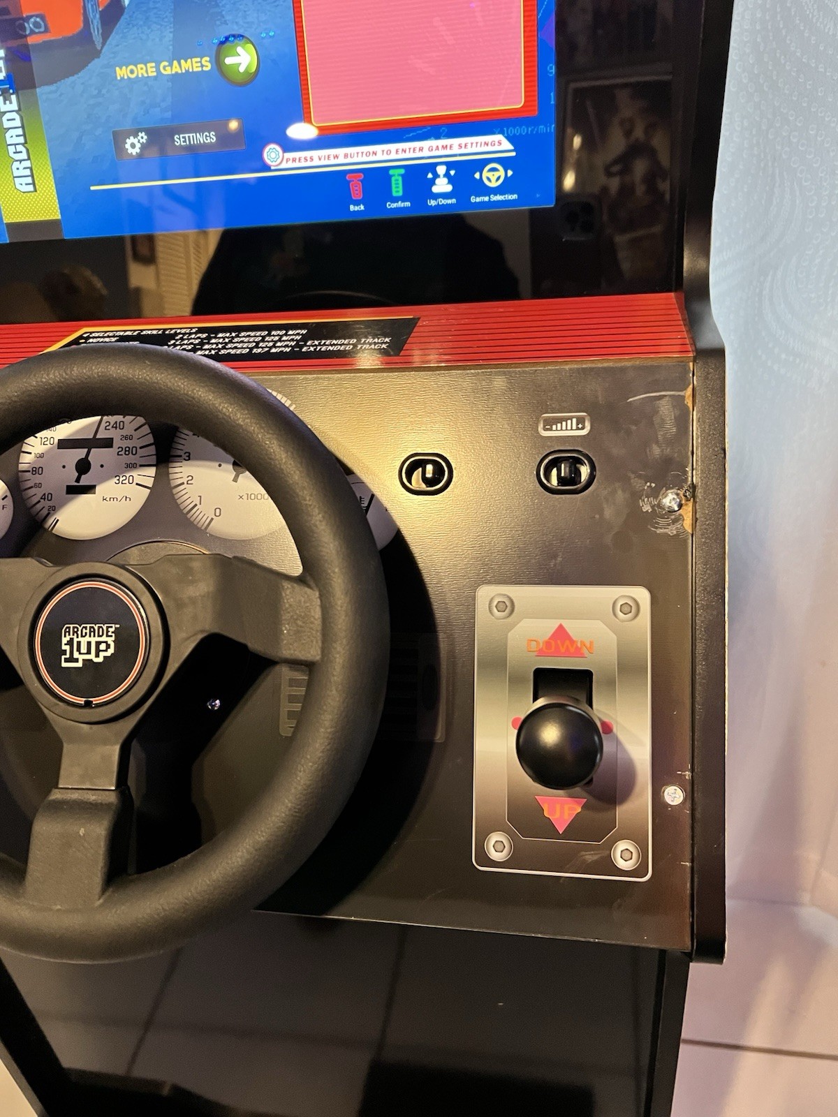 Arcade 1up Ridge Racer 5 in 1 Cabinet With Rumble steering Wheel, Lit & Riser 🔥