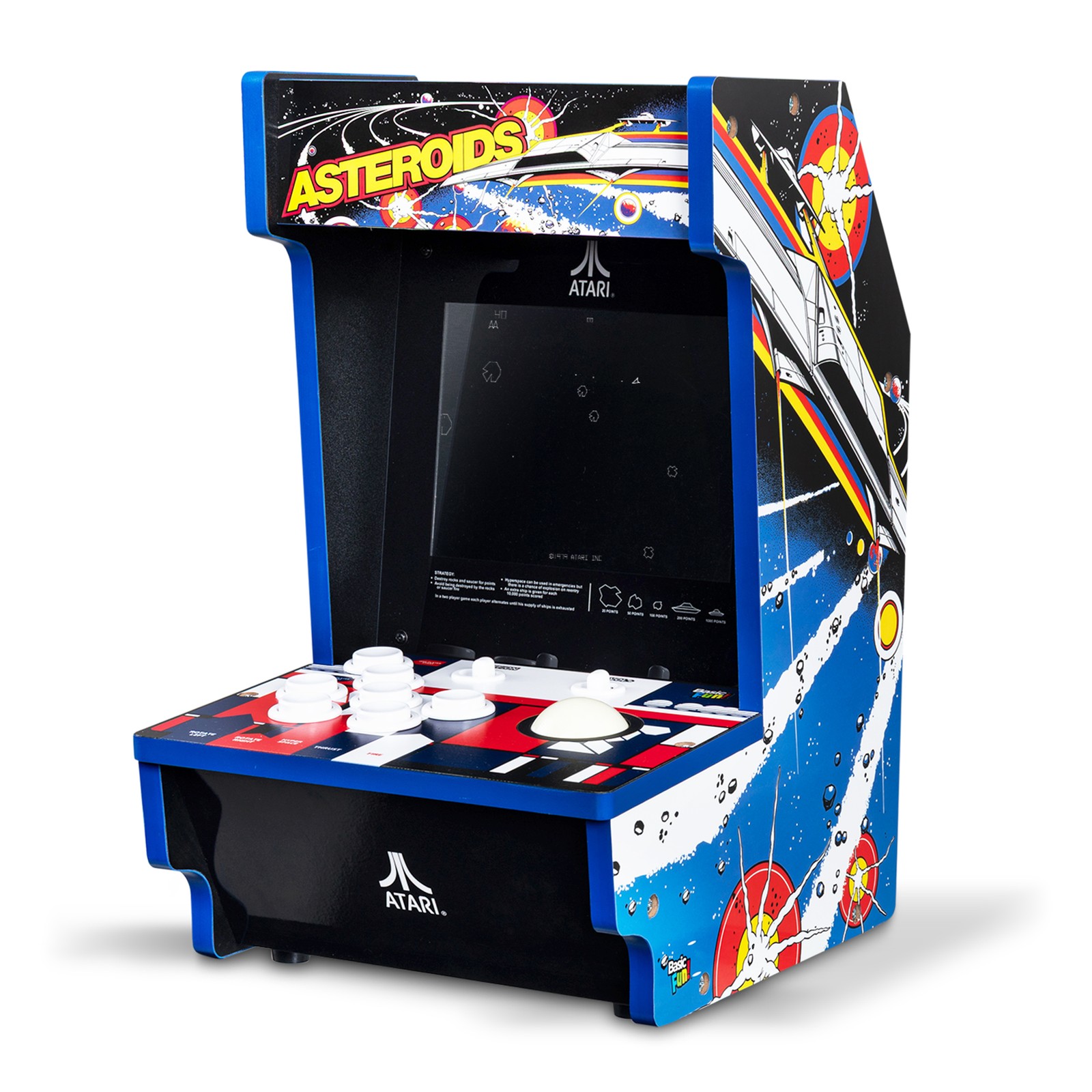 Arcade Classics Atari Asteroids Counter Series Arcade Game (Open Box)
