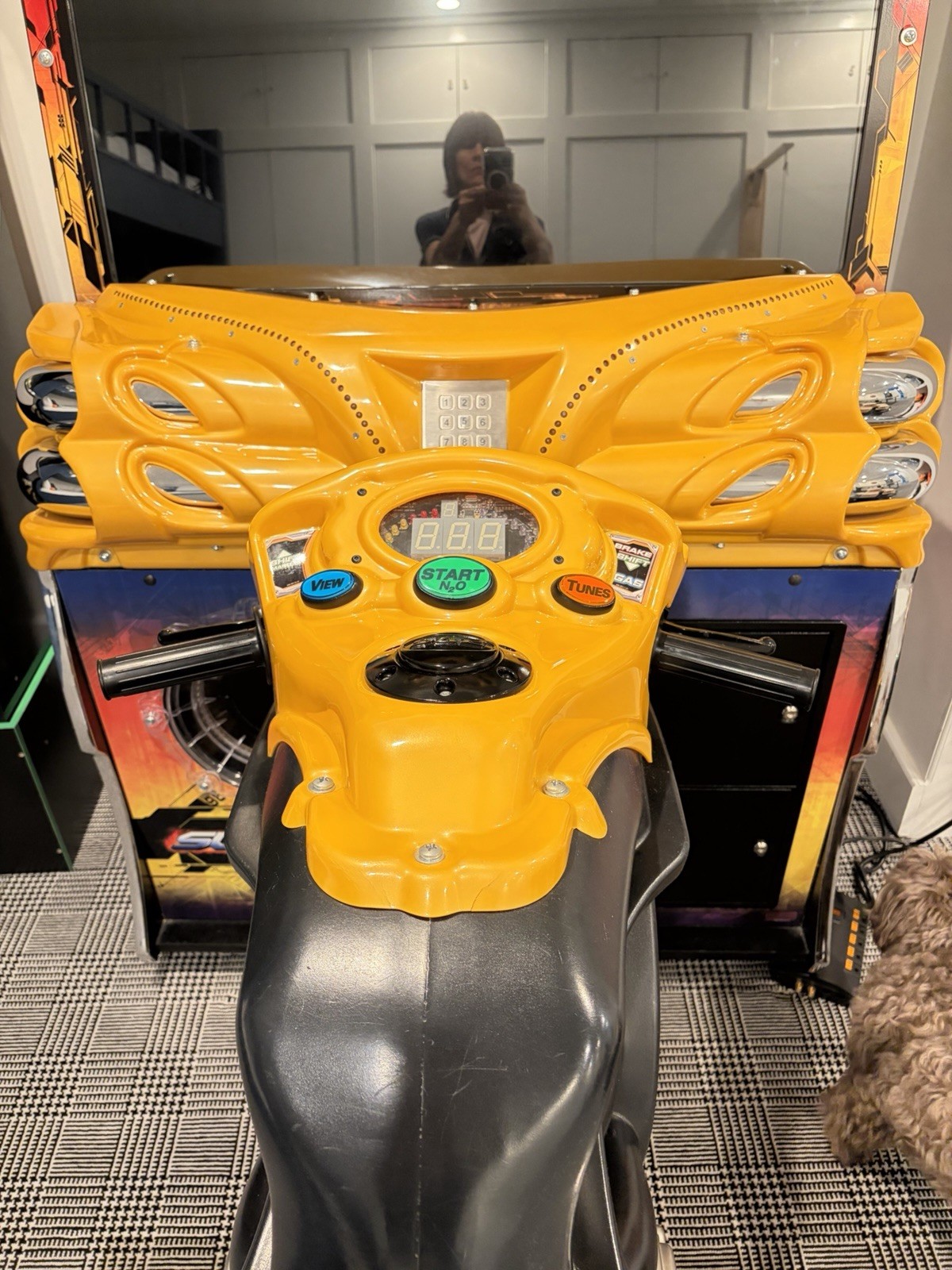 Raw Thrills Super Bikes 2 Arcade Machine Yellow Motorcycle Simulator Original