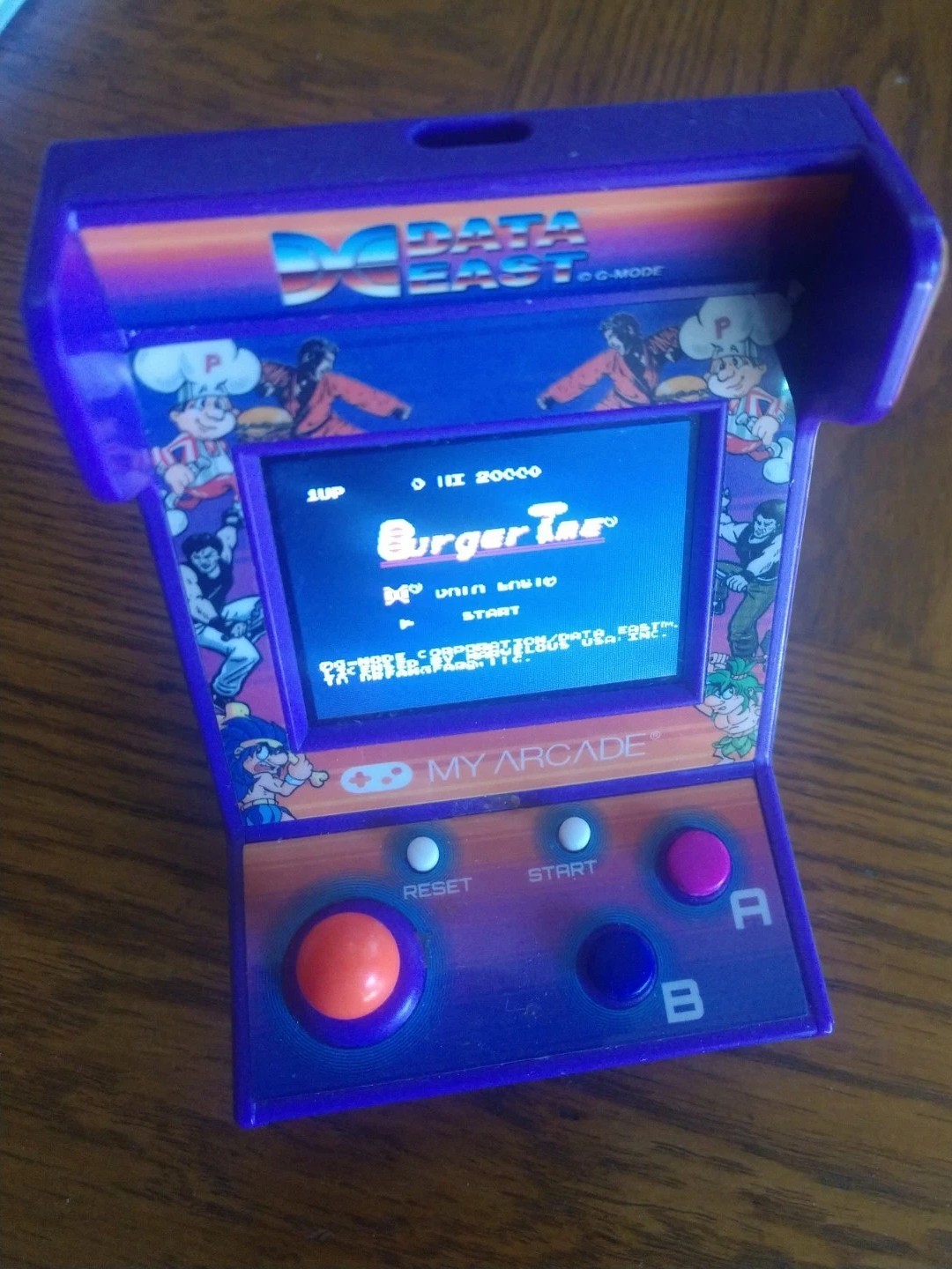 My Arcade Data East Hits Micro Player Playable Mini Retro Arcade Machine Cabinet