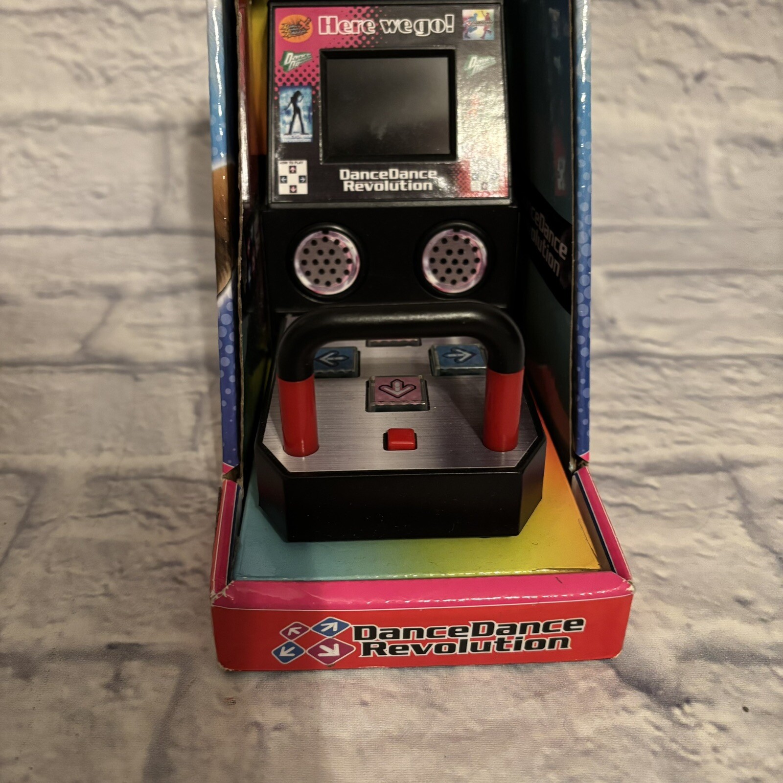 BRAND NEW! Dance Dance Revolution Boardwalk Arcade Mini Game Machine DDR