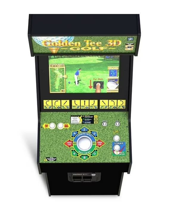 Golden Tee Golf 3D 35th Anniversary Deluxe Arcade Machine Arcade1Up (Brand New)