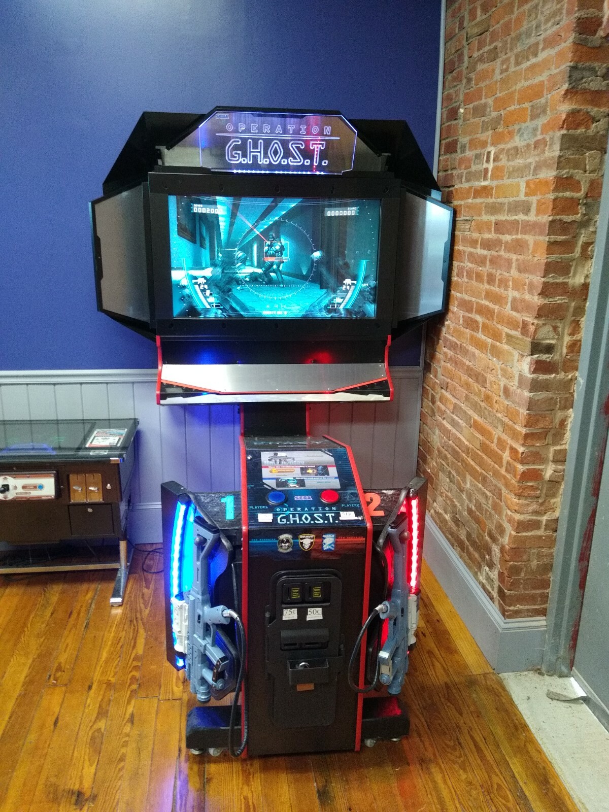 RARE Awesome 2010 Sega OPERATION GHOST video arcade gun game – FREE SHIPPING