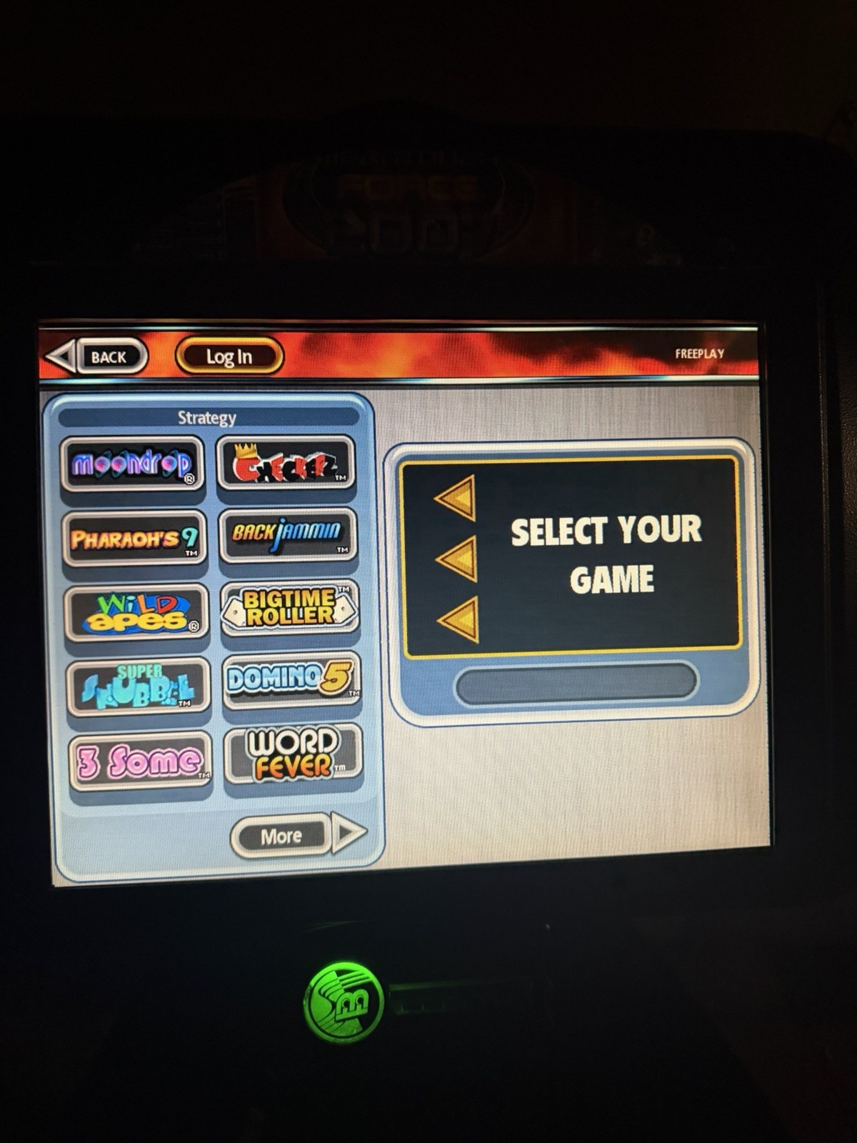 2007.5 Merit Megatouch Force Evo Countertop Touchscreen Arcade Game Machine