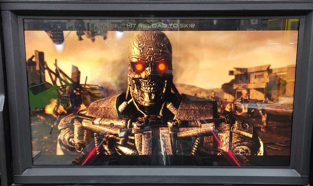 TERMINATOR SALVATION Full Size Arcade Gun Shooting Video Game Machine – 42″ LCD