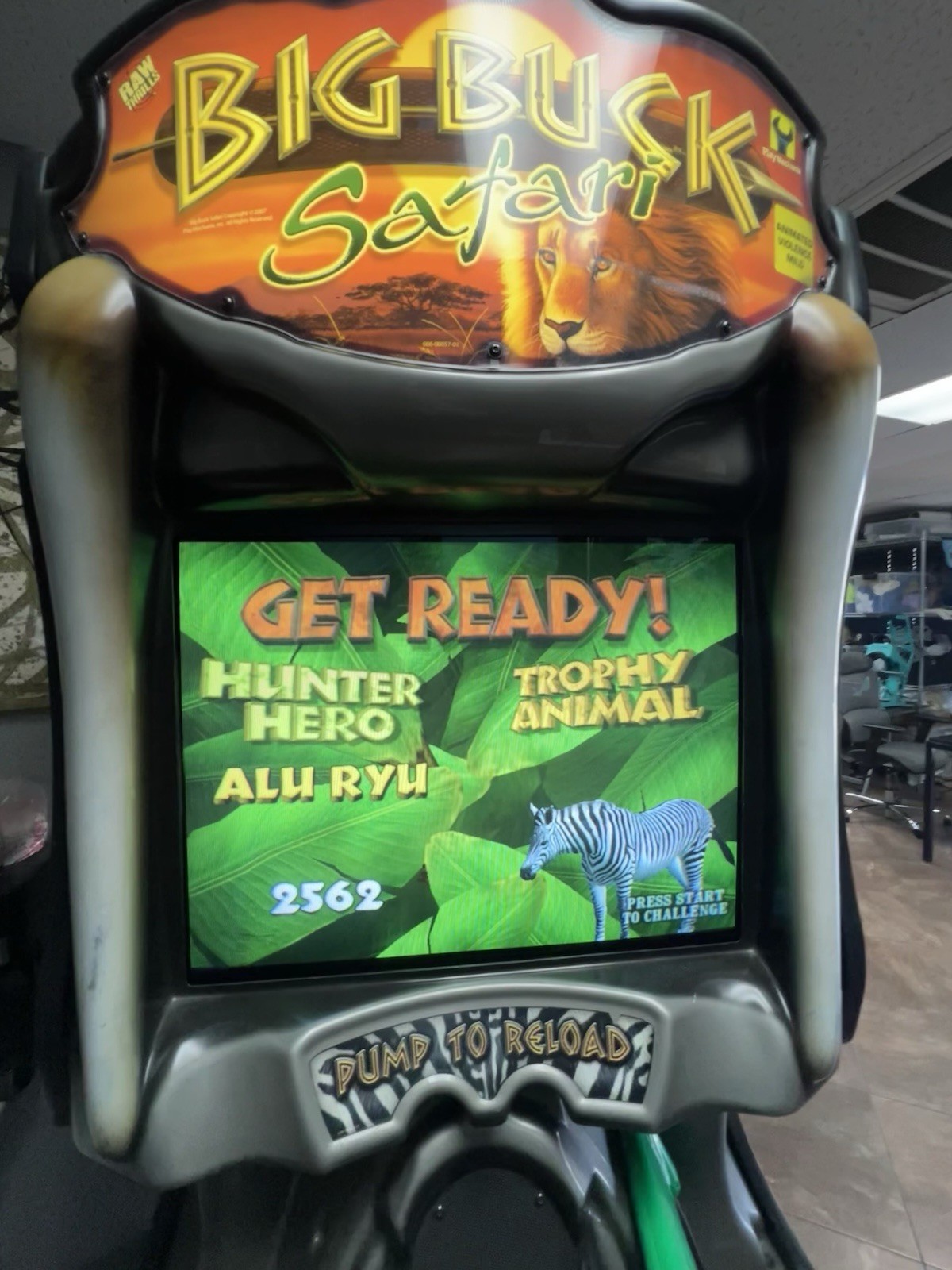 Big Buck Hunter Safari Arcade – FULLY WORKING – New 27” CRT + Rebuilt Chassis
