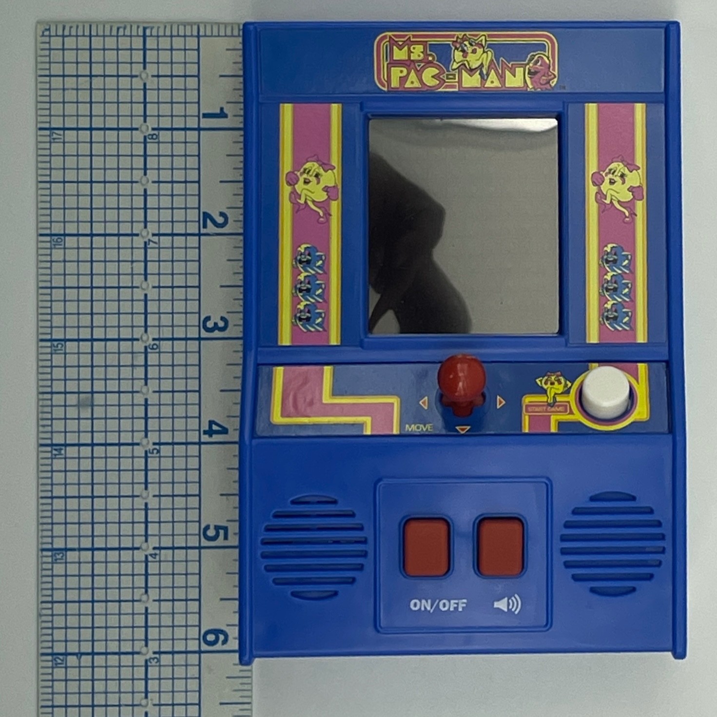 Ms. Pac-Man Handheld Mini Arcade Game Bandai Namco Retro Classic Works