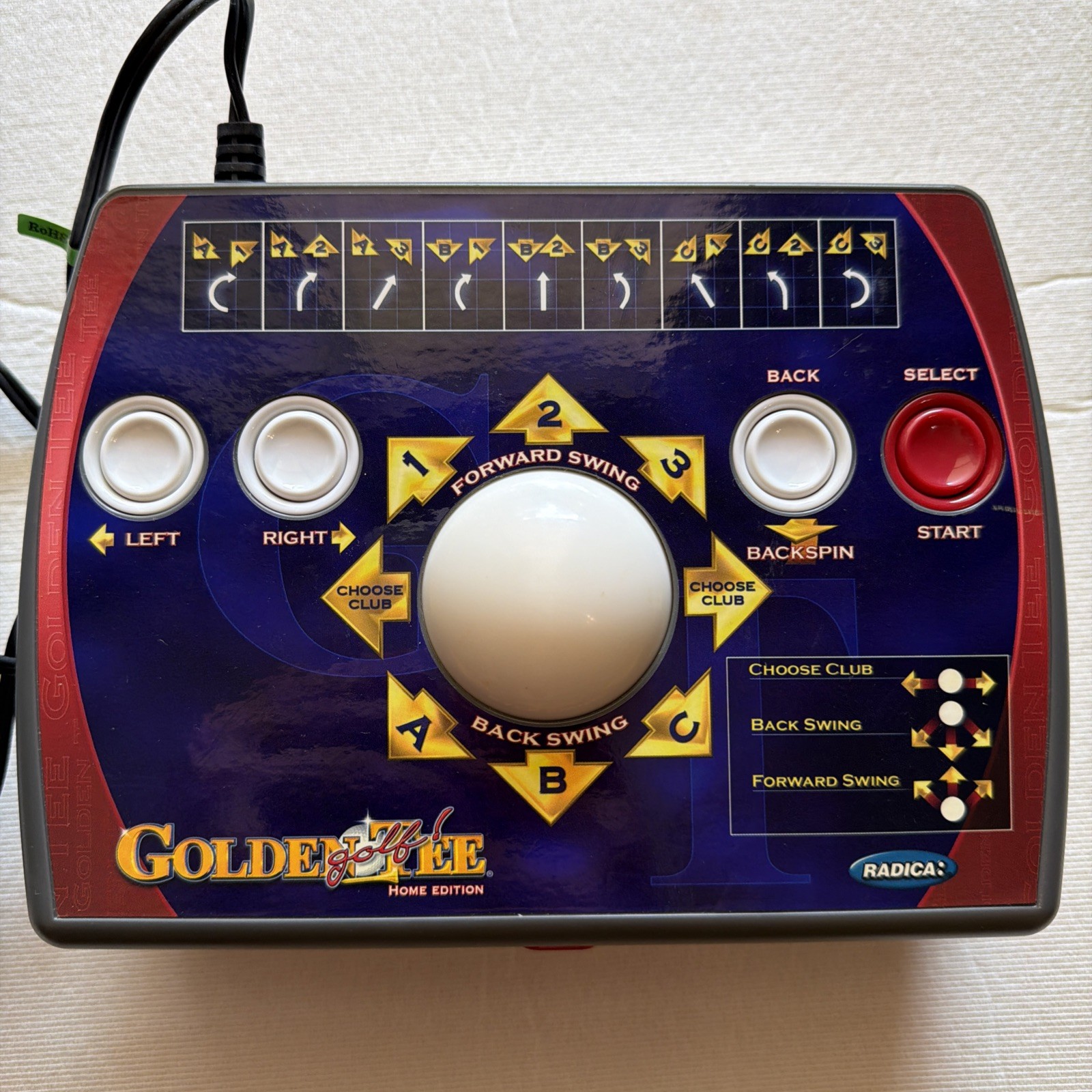 Golden Tee TV Plug & Play Arcade Golf Home Edition Radica 2005 TESTED